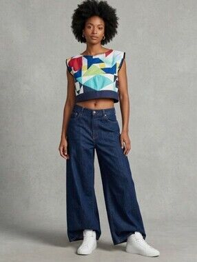 Upcycled Vtg Quilt Crop Top S-M Handmade Dont Throw It Out